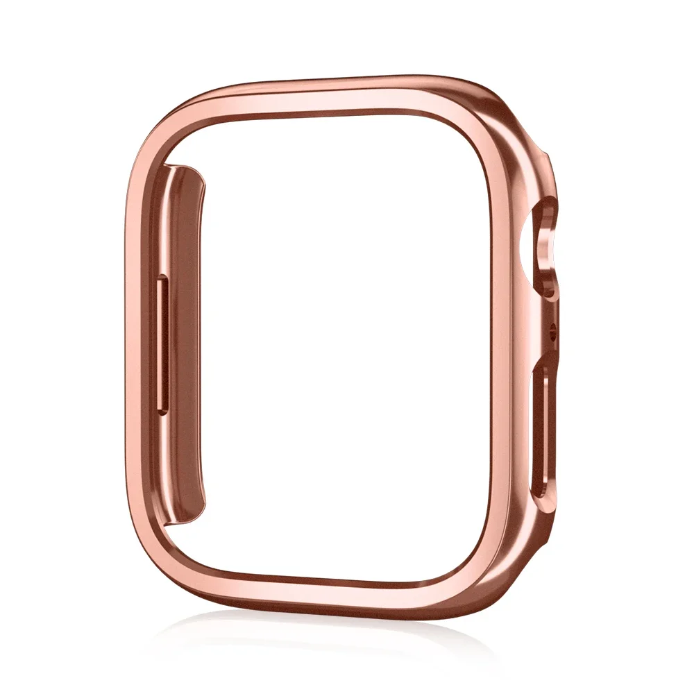 PC Edge Case for Apple Watch Band 42mm 46 Mm 40mm 41mm 45mm Hollow Out Screen Protector Cover IWatch Series 10 9 8 7 6 Se Case