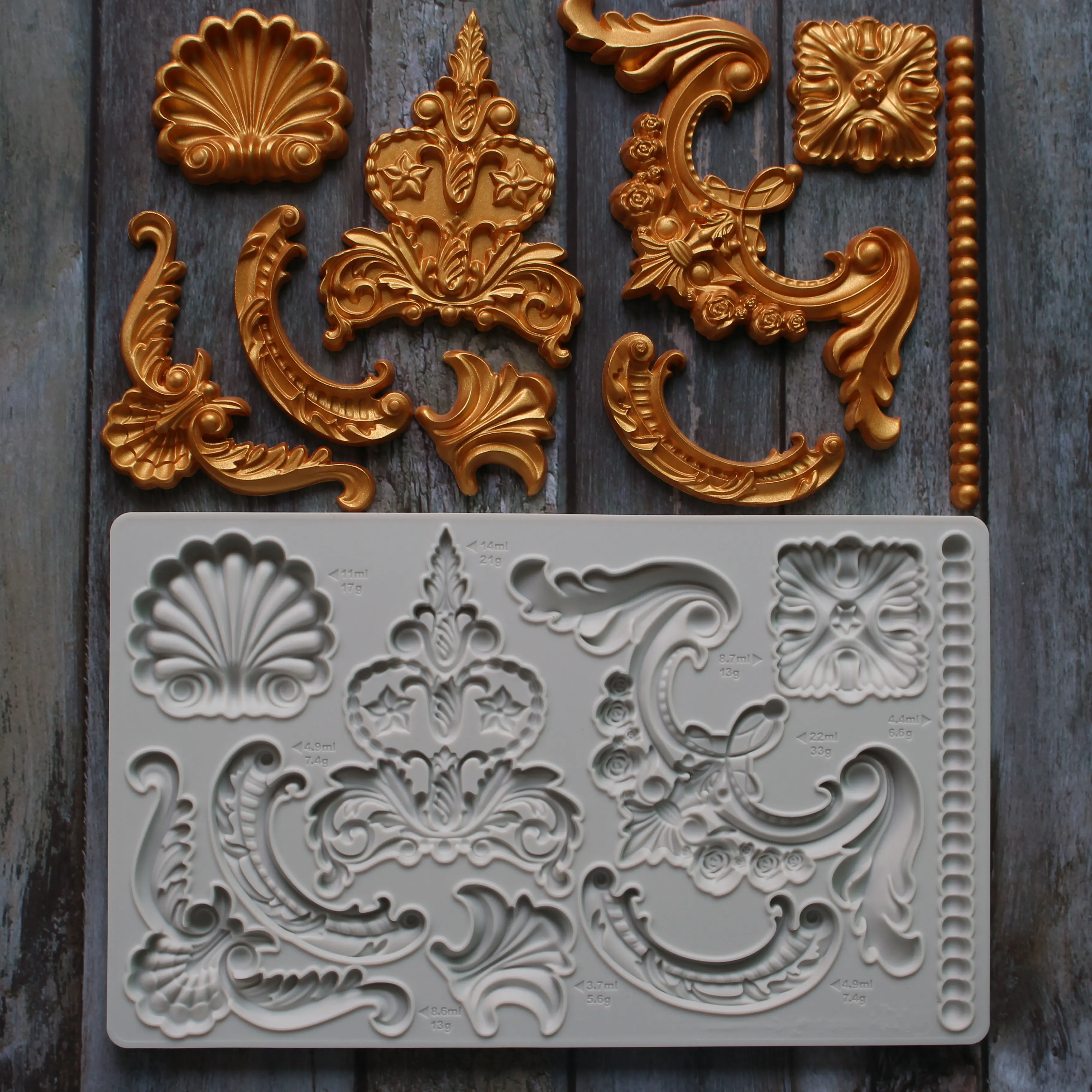 Relief Totem Border Wedding Decoration Silicone Mold Fondant Cake Tool Gumpaste Sugarcraft Chocolate Forms Bakeware Tools