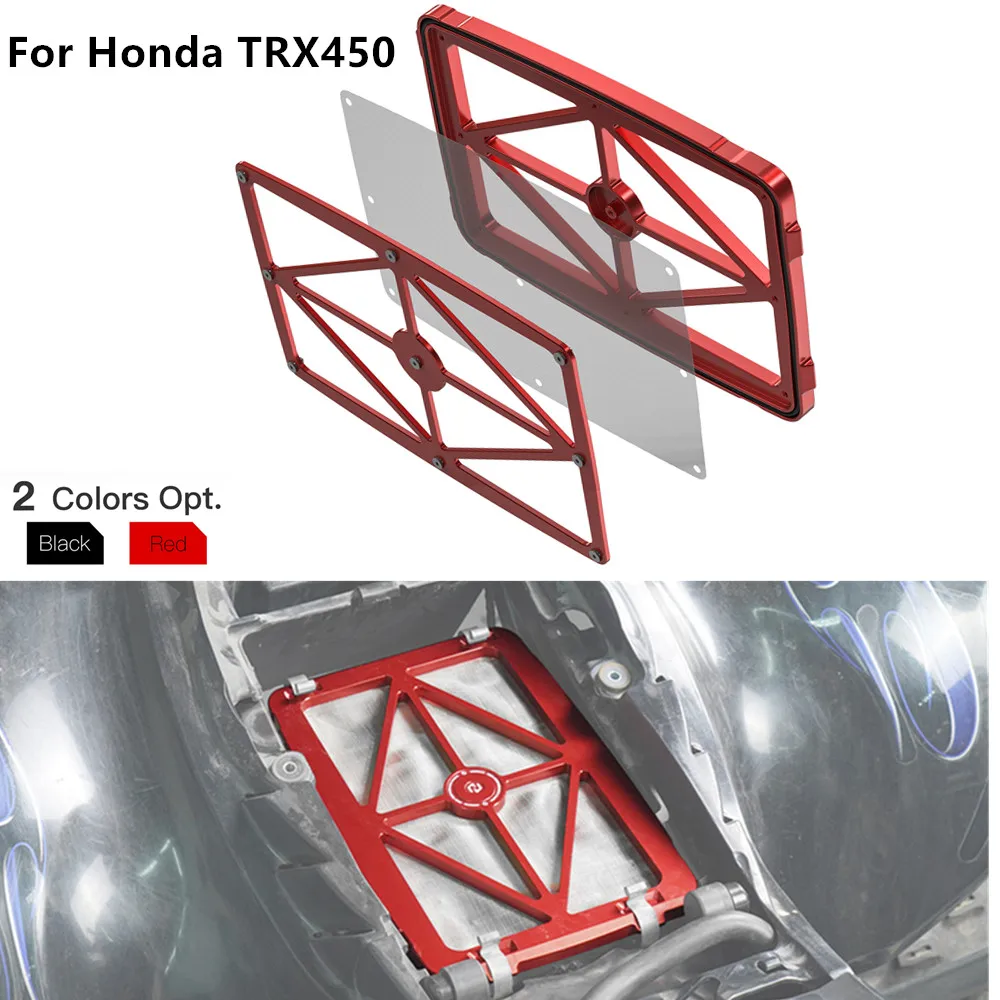 

For Honda TRX450R 2006-2009 TRX450ER 2006-2014 Airbox Lid Cover ATV Air Intake Box Guard Protector OEM 17217-HP1-900 Aluminum