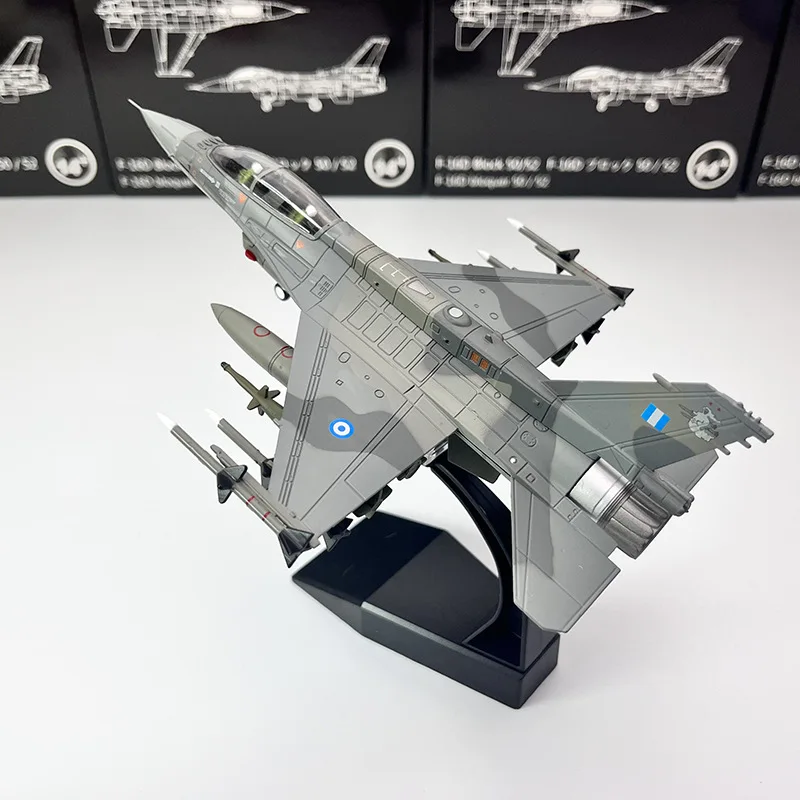1/72 F-16D Greek Air Force Mirage Ghost F16 Fighting Falcon Simulation Aircraft Diecast Alloy Military Model Plane Adult Gifts