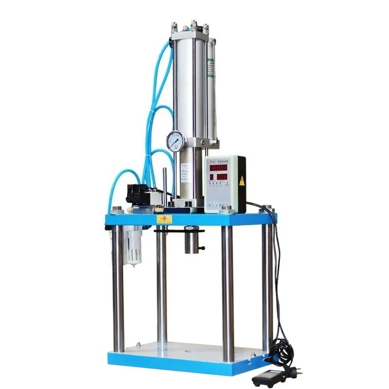 Two Plate Four Column Adjustable Air Hydraulic Booster Cylinder Pneumatic Stamping Press Machine For Hardware Metal Forming Mini