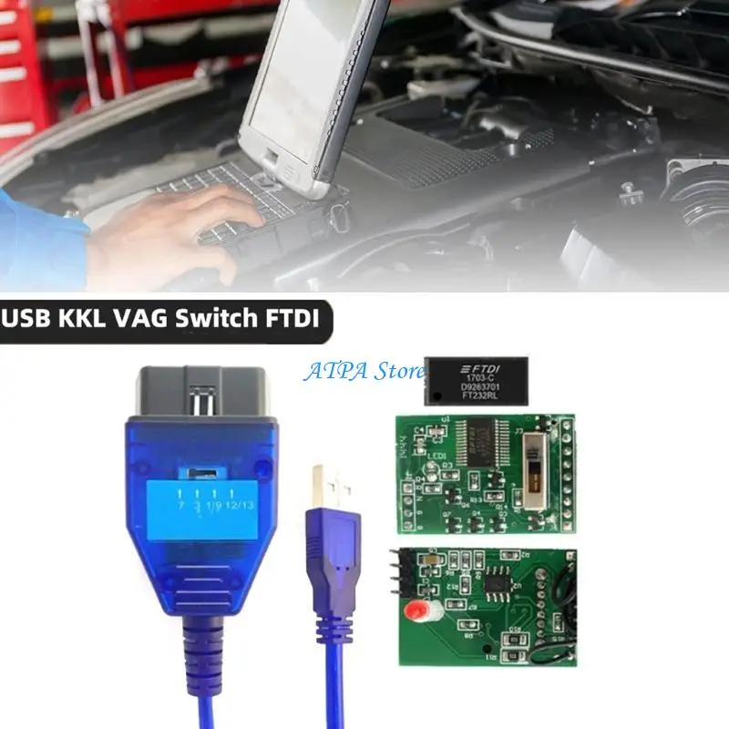 

U13C Professional USB Diagnostic Cable Easy Connection Powerful Functions for 409 KKL