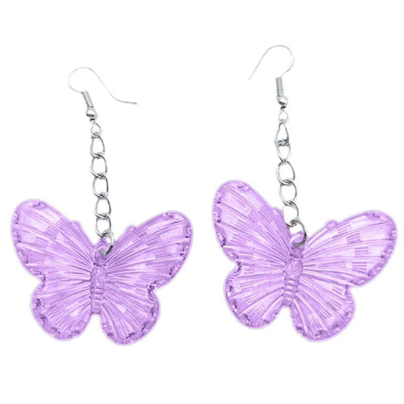 Butterfly Charm Dangle Earrings Exquisite Design Ear Pendants Fashionable Ear Hooks Sweet Girls Ear Jewellery Versatile