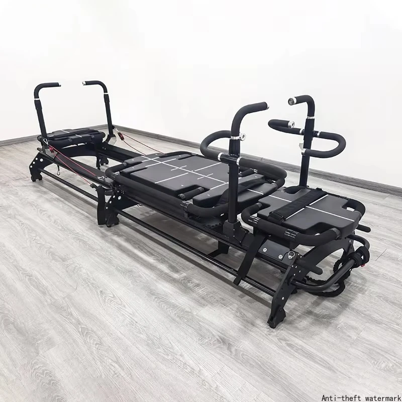 2026Hot sellingMulti Functional Aluminum Alloy Lagree Megaformer Pilates Reformer Bed Gym Fitness Yoga Studio Megaformer Machine
