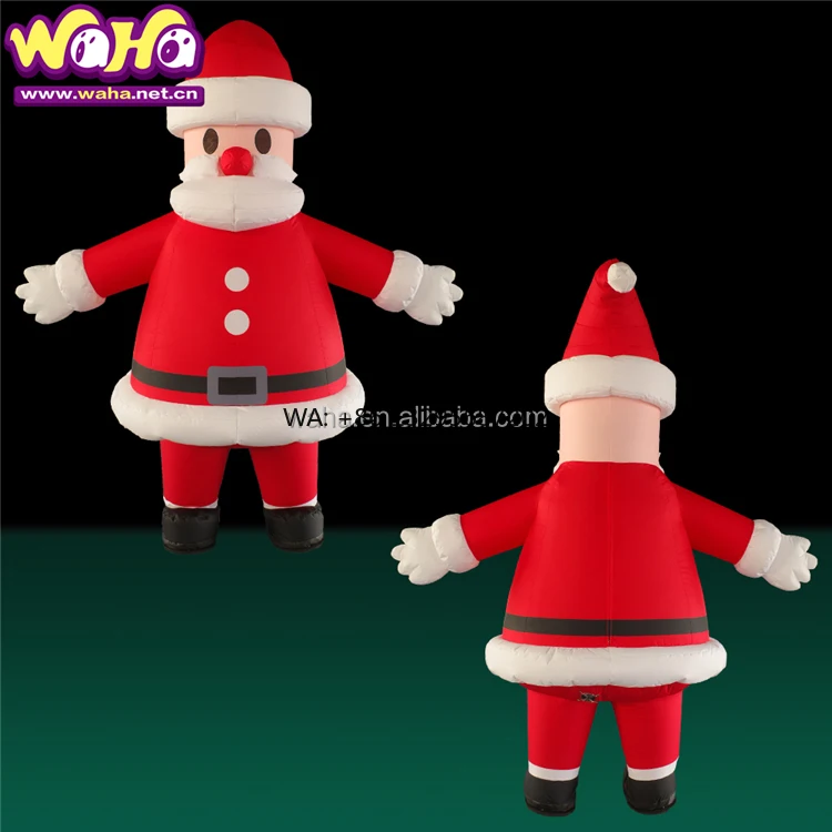 

Christmas Decoration Show Doll Costume for Adult Cartoon Santa Claus Inflatable Costume
