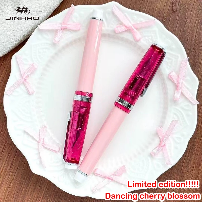Niska seria COG, pióro wieczne JINHAO 82, limitowana edycja, pióro kaligraficzne w kolorze „Tancząca Sakura”, artykuły biurowe i szkolne, przybory do pisania. — zdjęcie produktu 3