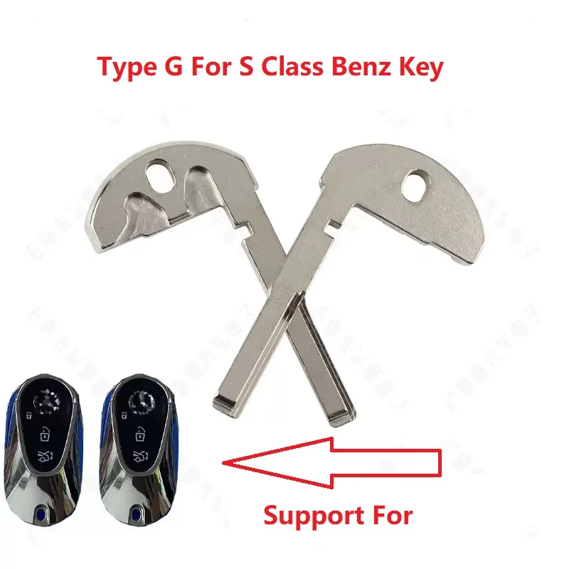 สำหรับ Mercedes Benz Smart Card Key Blade กุญแจโลหะขนาดเล็กกุญแจรถ Key เครื่องมือช่างกุญแจ