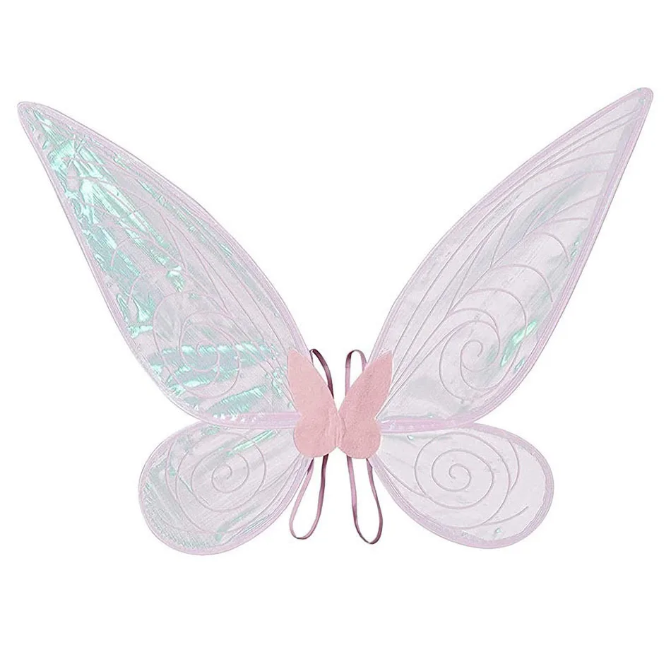 New Angel Wings For Girl Colorful Butterfly Cosplay Costume Party Props Children Fairy Wings Birthday Gifts Princess Accessories