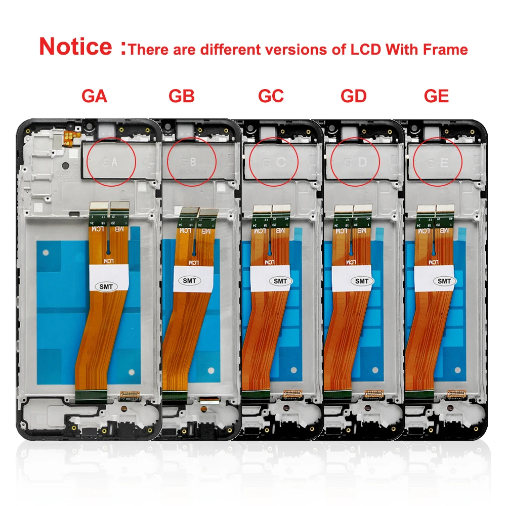 A02S Display Screen With Frame for Samsung Galaxy A02s SM-A025F/DS A025G/DS Display Touch Screen Digitizer Assembly Replacement