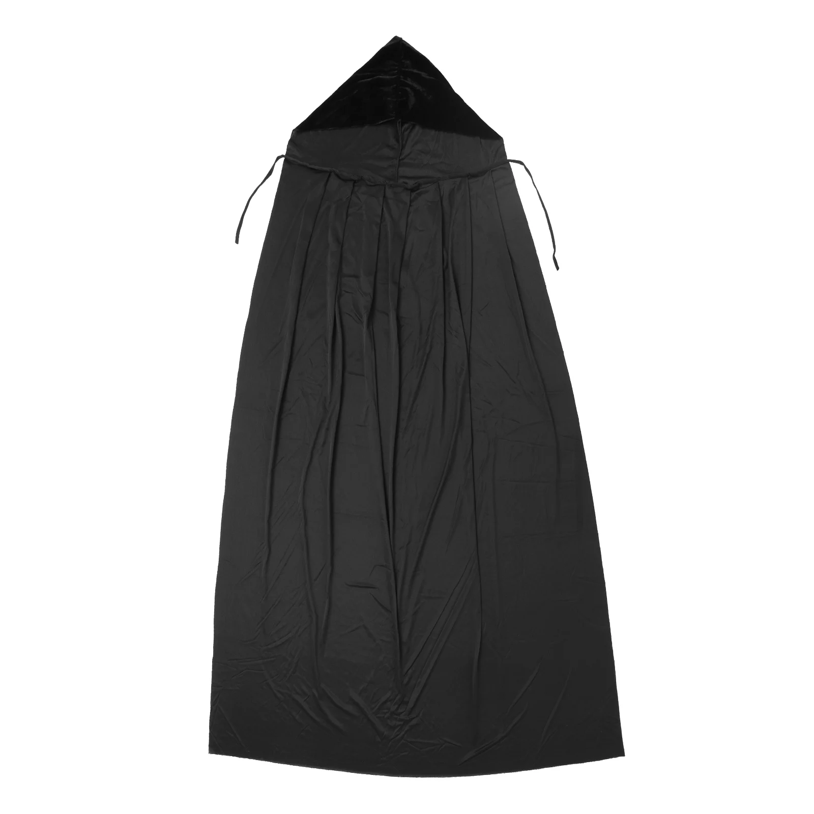 

Golden Velvet Cloak Wizard Knight Men Women Kids Hooded Cape Long Robe Gothic Costume Stylish Durable Acrylic Cotton