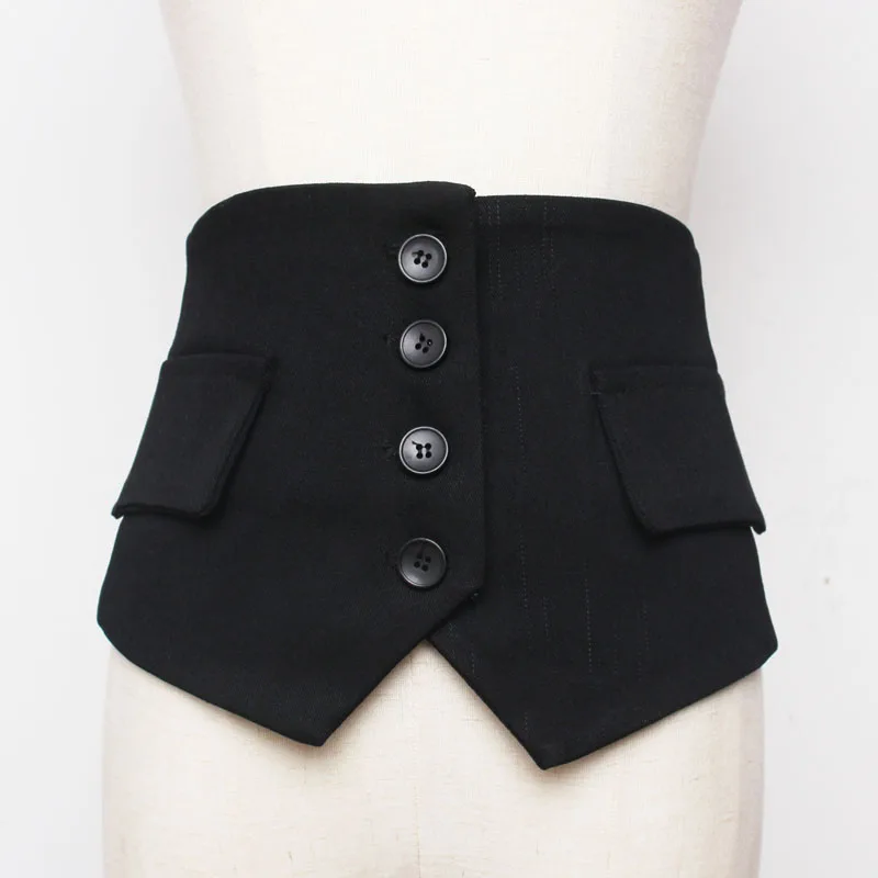 Wide Waist Corset Belts For Women Shirt Dress T-Shirt Decorative Belt Shirt Suit Stretch Corset Belt Fashion Elegant Cummerbunds