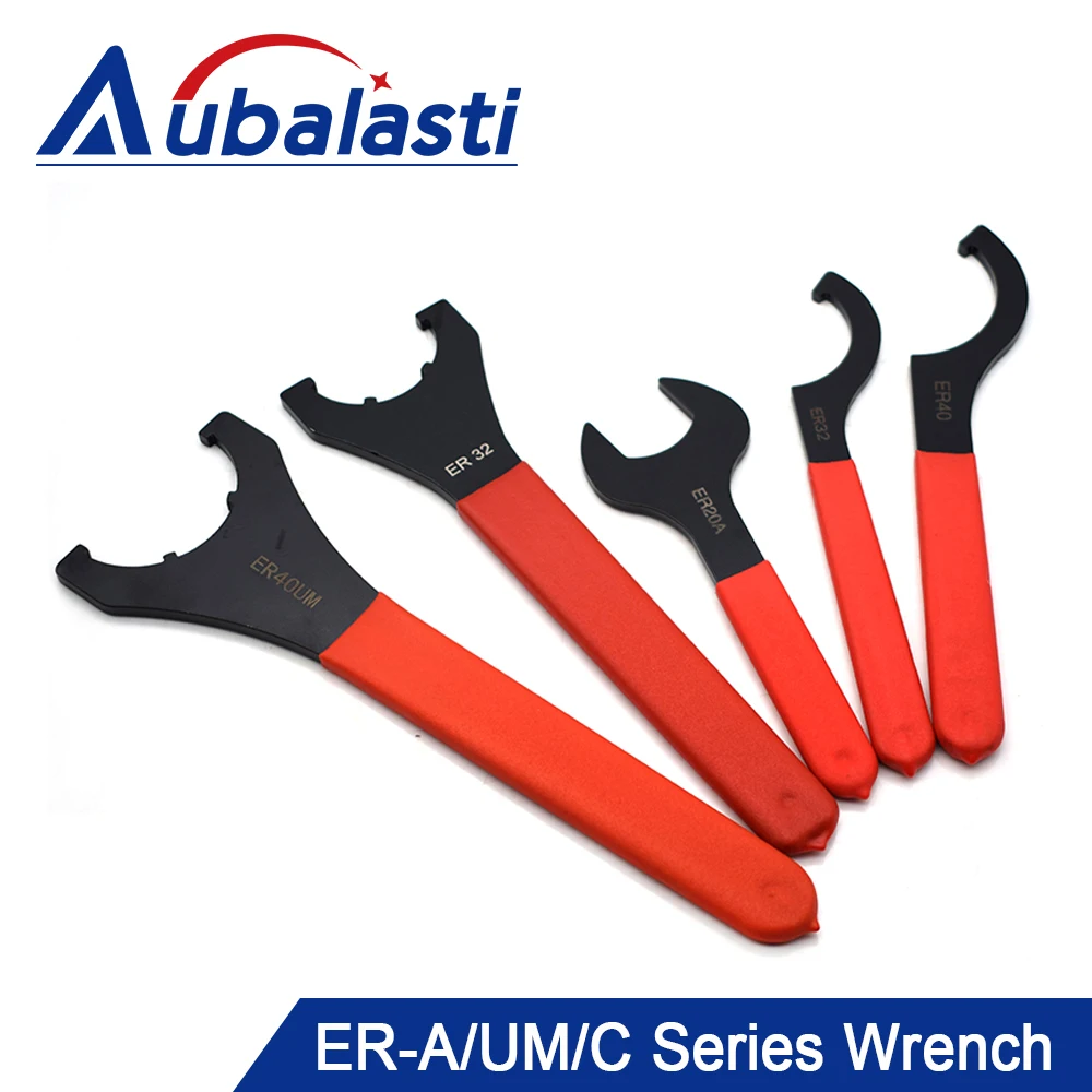 Aubalasti ER Collet Wrench ER32UM ER25UM ER40UM Collet Nut Spanner use for Collet Chuck Holder CNC Milling Tool Lathe Tools
