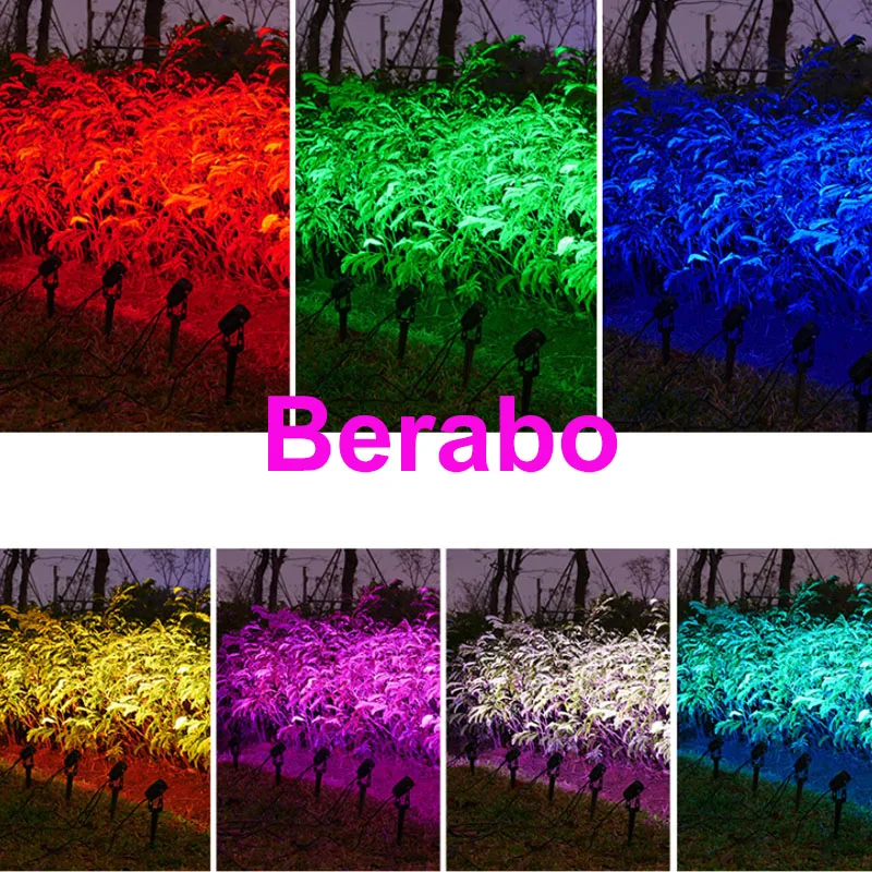 Neue Externe steuerung RGB LED Rasen Lampe COB Licht 20W Im Freien Wasserdichte Pathway Garten Spot Birne Dekor Landschaft Beleuchtung 12V24V – Detail 17