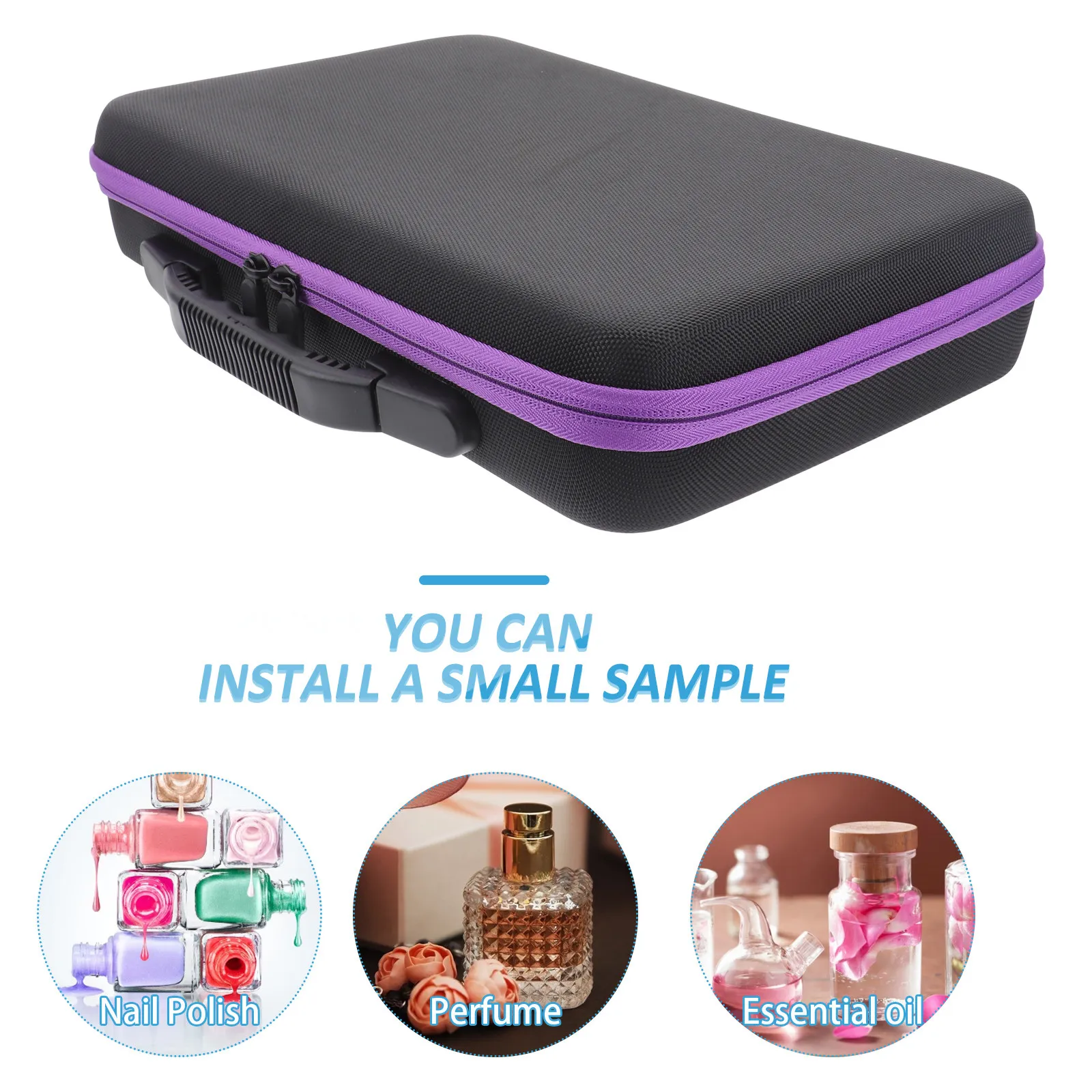 Essential Oil Case Large Capacity Shockproof Drop Proof Storage Box Carrying Holder 5Ml 10Ml Bottled Oils Portable Travel