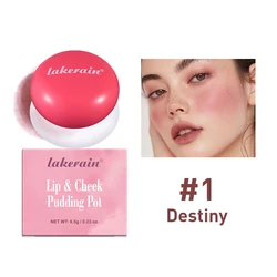 Lip&Cheek Blurry Pudding Pot Blushed Moment Blur blush Baby Makeup 5g Blush Buildable Lightweight Multi-Use Soft Matte Finish