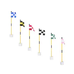 Golf Putting Green Flag and Hole Cup, Golf Putting Cup, Golf Flag Hole Set