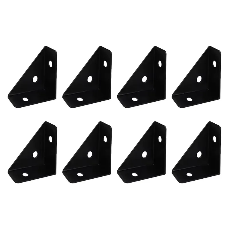 90° Right Angle Furniture Support Bracket Durable Reinforcement with Included Screws for Stabilization And Durability
