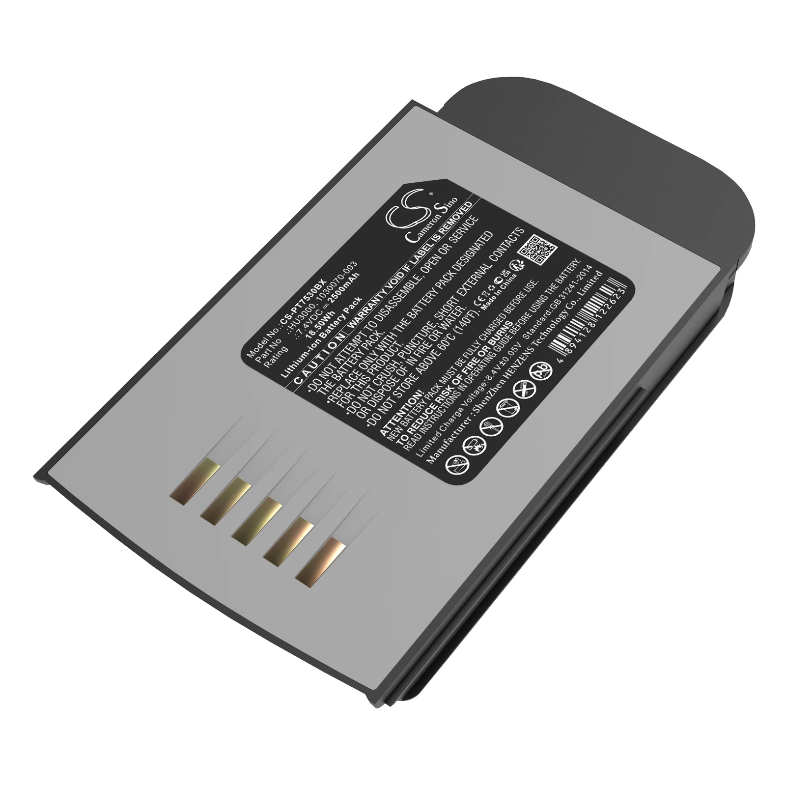 

2500mAh Battery for Teklogix Barcode Scanner 7530 G2, 7535, 7535LX