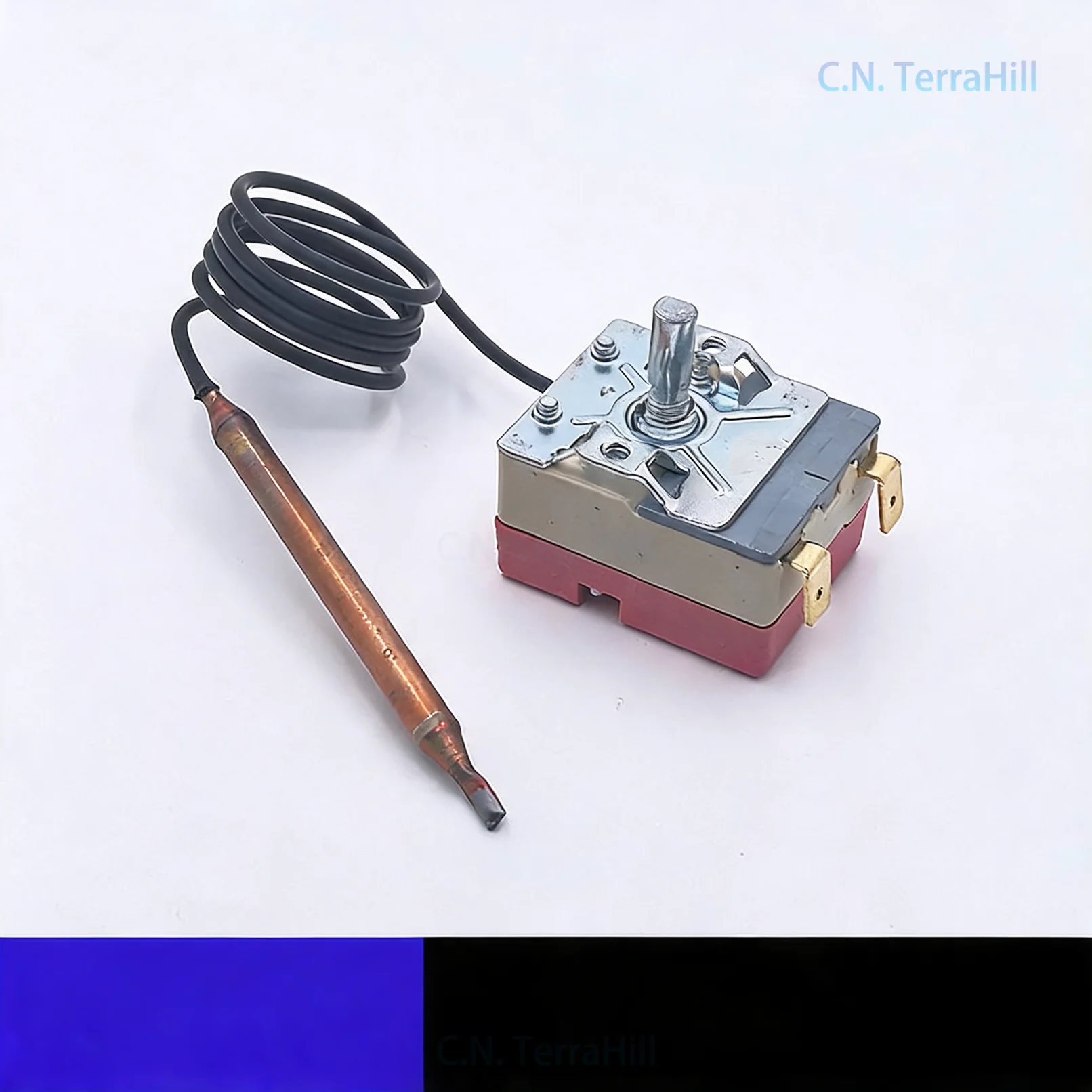 Electric Water Heater Thermostat Copper WYE 30-75C 77 Degree Temperature Control Switch for Oven Mini Water Heater