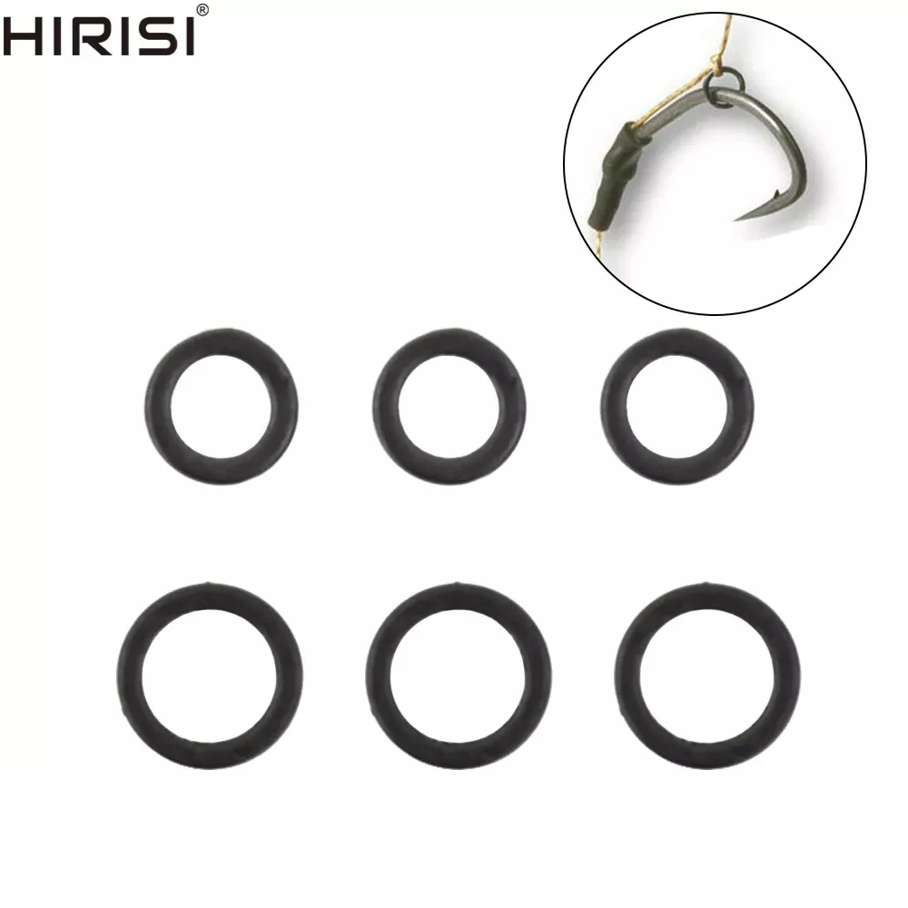 100x Carp Fishing Round Rig Rings for Fish Hook Link O Rings 2mm 3.1mm 3.7mm 4.4mm 5.1mm