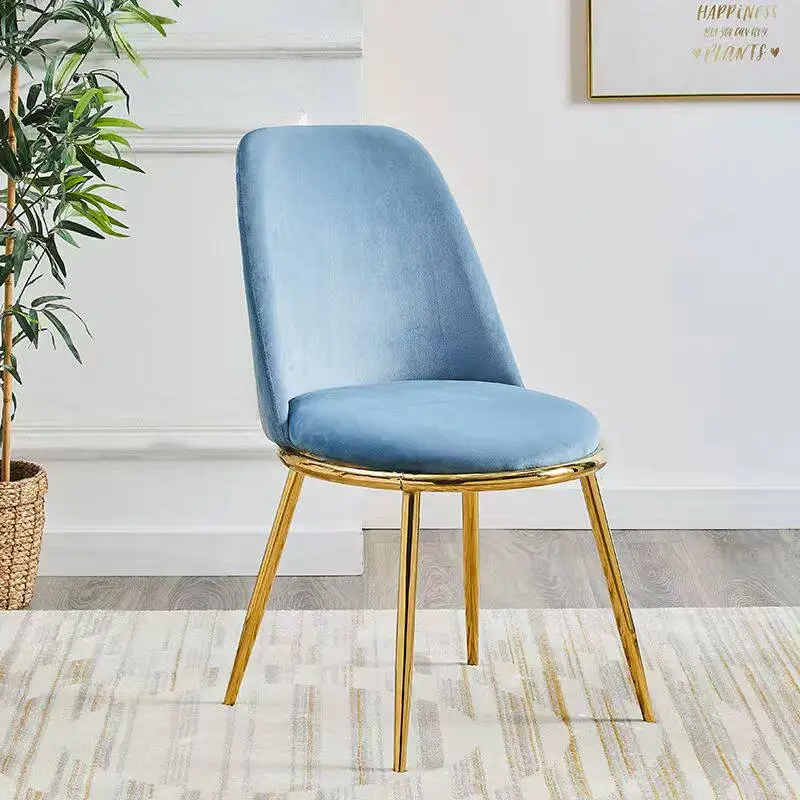 

Nordic Leather Luxury Dining Chairs Accent Restaurant Dining Chairs Vanity Living Room Sedie Pranzo Moderne Balcony Furniture