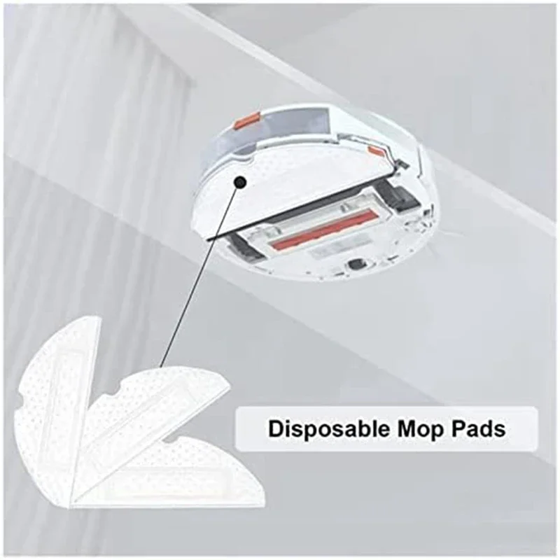 Disposable Mop Cloth Rags Original Roborock S7 T7S T7S Plus S70 S75 S7Max S7MaxV G10 Mopping Pad for Robot Vacuum Cleaner