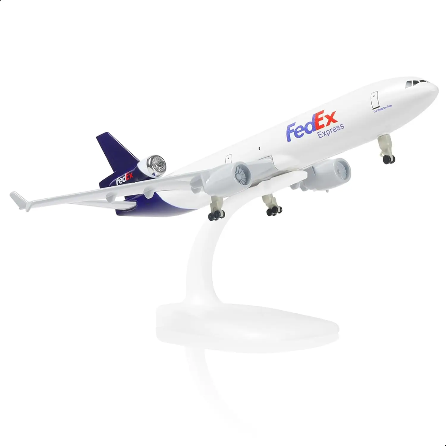 

20cm Md-11 Metal Alloy Model Plane Kits Air Fedex Express Airlines kids toys for boys With Wheels Landing Gears Collectible