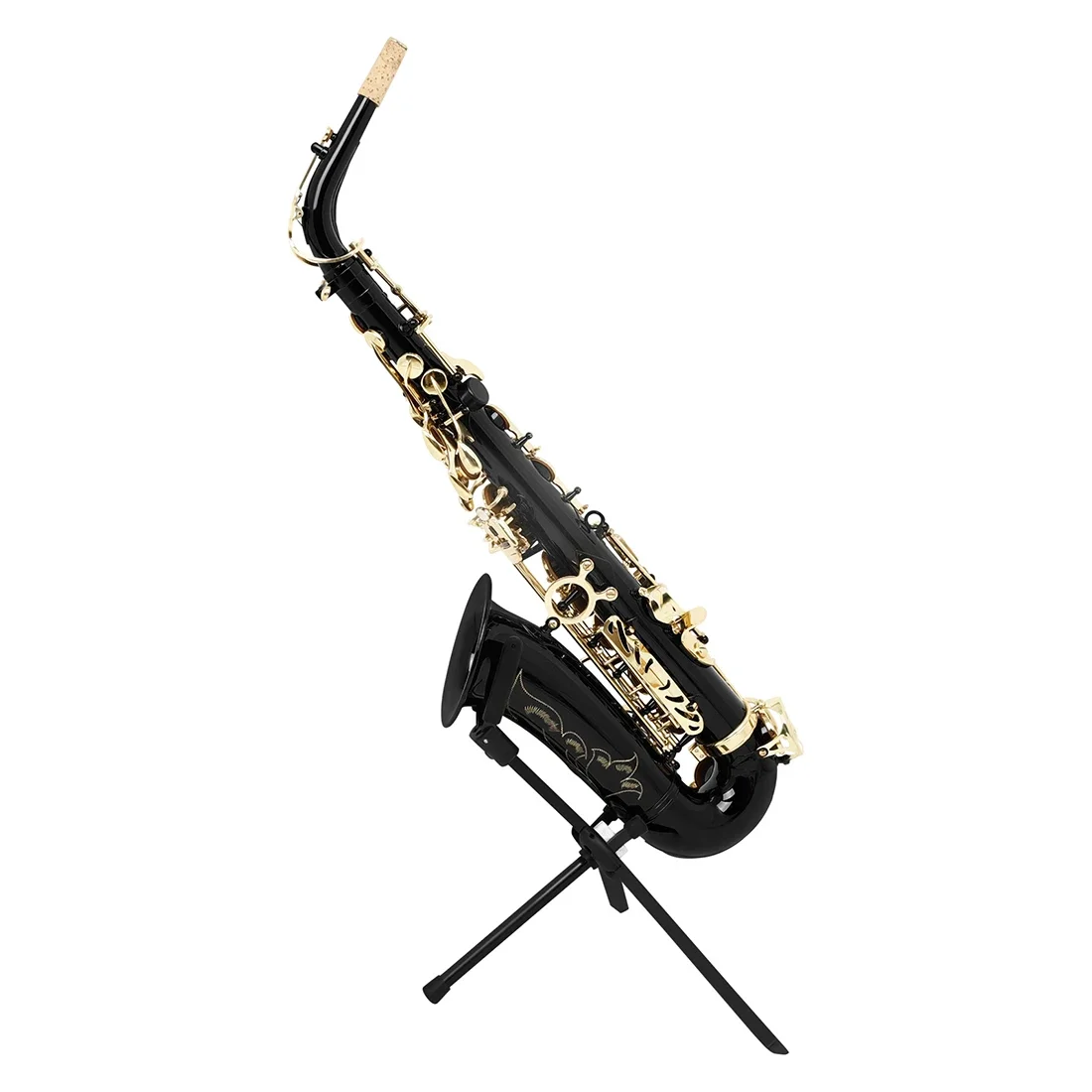 

Alto Saxophone Stand Aluminum Alloy Flat Support Folding Stand Professional Woodwind Instrument Parts Accessories Alto Sax Stand