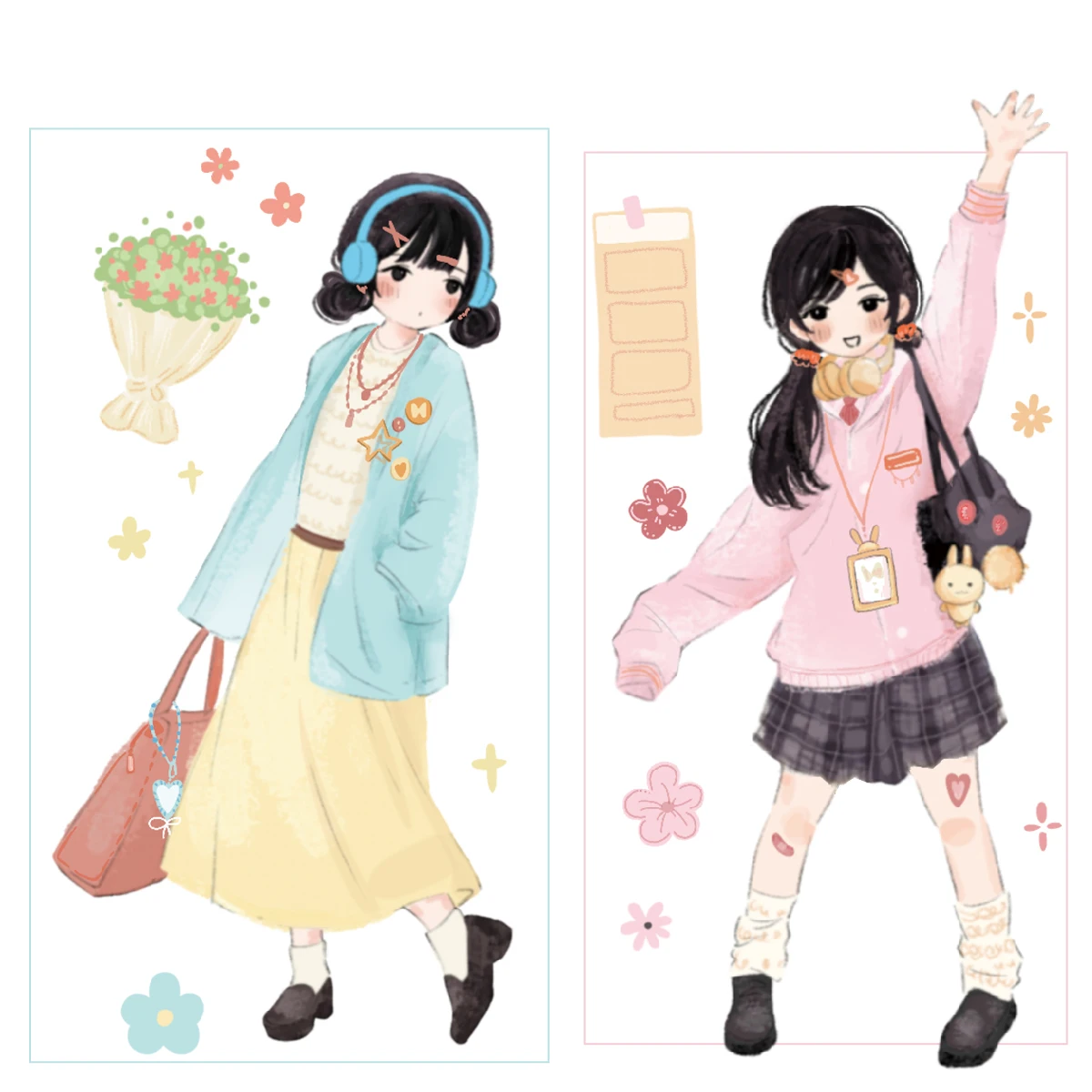 

Девушка Васи Pet Tape Ежедневный и бумажный журнал Коллаж Чехол для телефона DIY