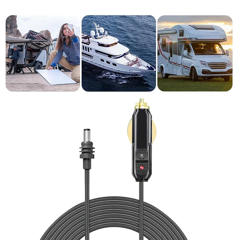 

3X For Starlink Mini DC Power Cable,DC Car Power Cable For Satellite 18AWG, IP68 Car Charger Power Supply Cord,A-VVNB