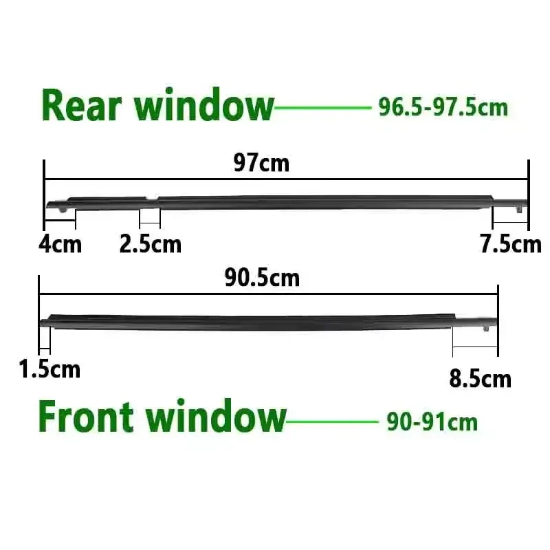 Car Window Molding For Toyota RAV4 XA30 2006~2012 US Version Door Weatherstrips Rainproof Weather Glass Sealed Strip Accessories