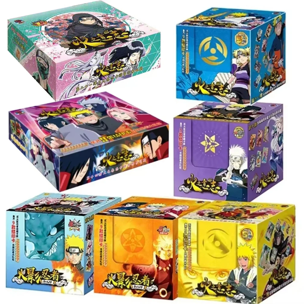 Naruto Card Series Anime Character Rare Flash SSR Card Deluxe Collection Edition Card Board Game Toys Children Gifts