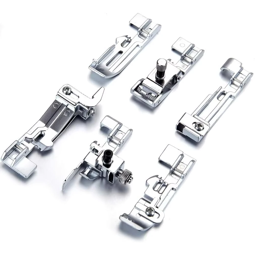 6 PCS/Pack Overlock Optional Presser Foot For Juki Lock MO-50E MO-51E Sewing Machine Accessories