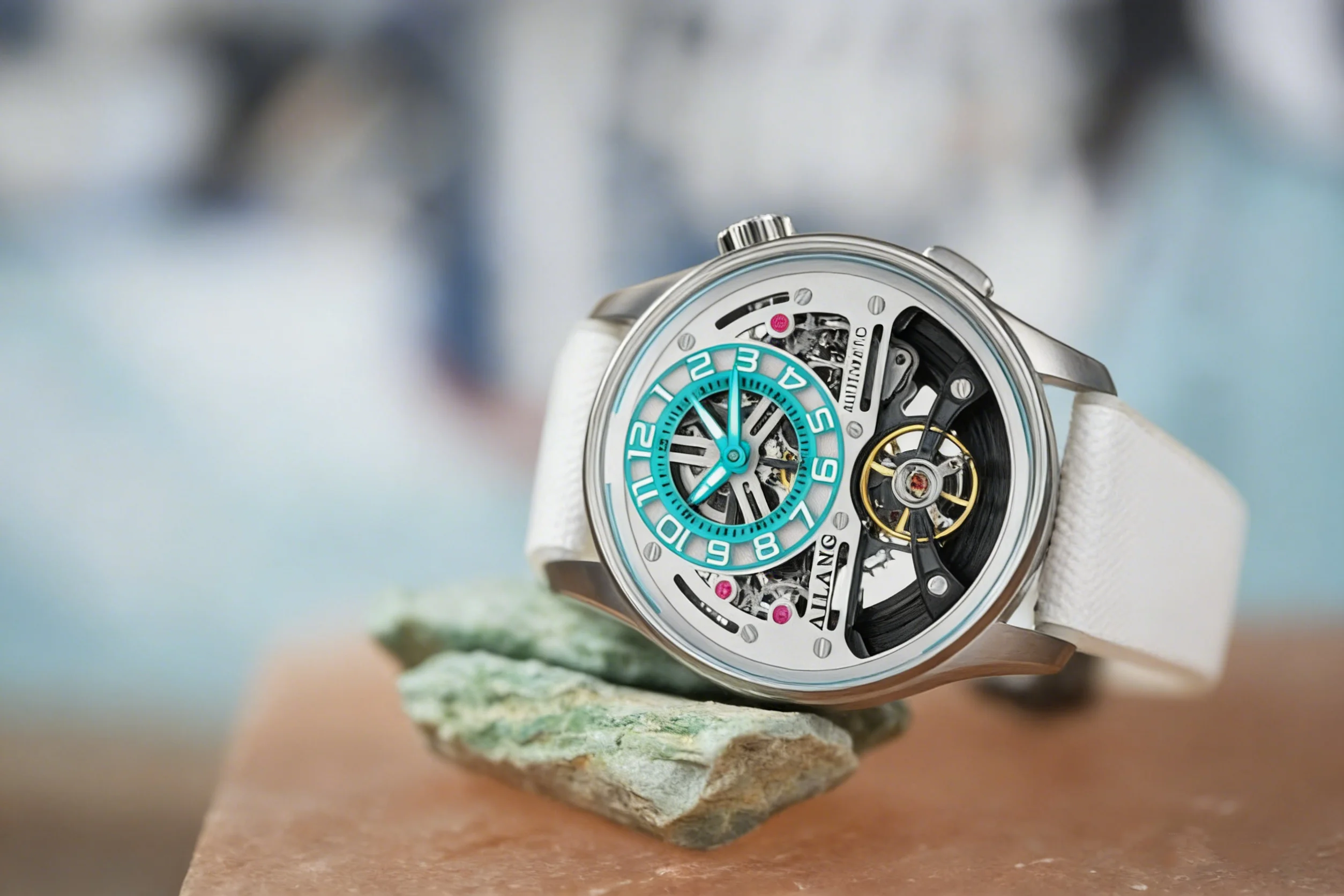 

Luxury Skeleton Automatic Mechanical Watch Men Transparent Dial Business Casual Elegant Wristwatch Precision Design Self Winding