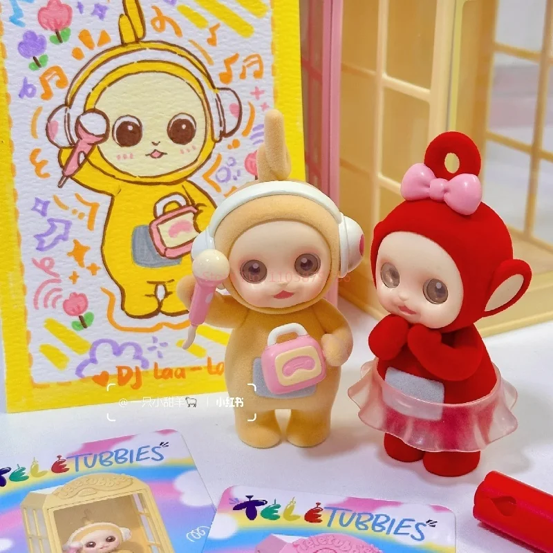 Figurine à collectionner Teletubbies, décor de bureau, statue de jouet, ornement d'affichage de cheminée, cadeau Kawaii, cadeau d'anniversaire mignon pour enfants, nouveau