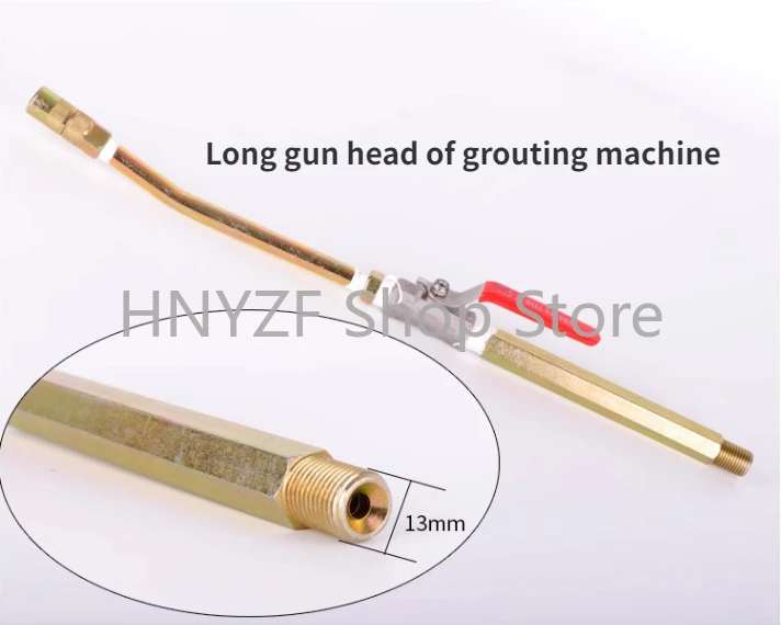 

High-Pressure Grouting Machine Pipeline Pump Pressure Gauge Gun Head Valve Switch Material