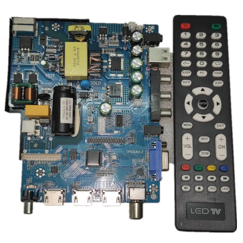 送料無料! TP53L63.24 TP53U63.2 3 1テレビのマザーボード75ワット65-100v 300---800MAと互換性複数の画面