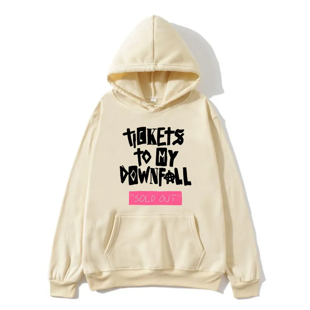 هوديي رجالي مع طباعة جرافيك المغني Mgk رشاش كيلي هوديي الهيب هوب موضة عادية الشارع ملابس رياضية مريحة #4