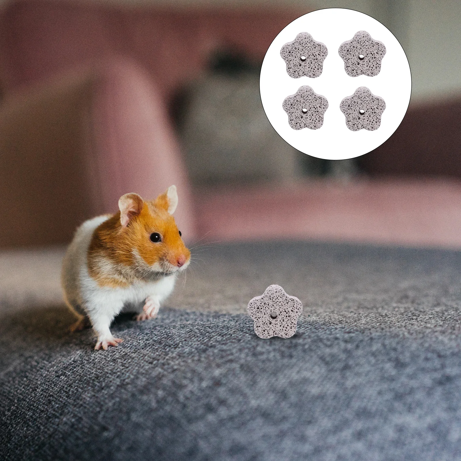 12Pcs Mineral Chew Stone Kit for Small Pets Teeth Grinding Support Healthy Nutrient Supplement Animal Dental Care Stone