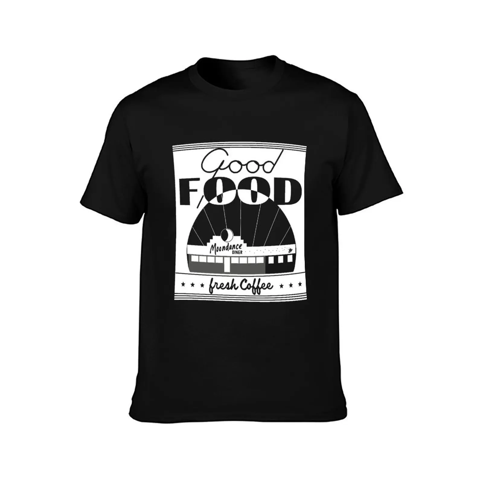 Tick Tick Boom Moondance Diner T-Shirt Novelty Print Casual Tee Shirt T-Shirt