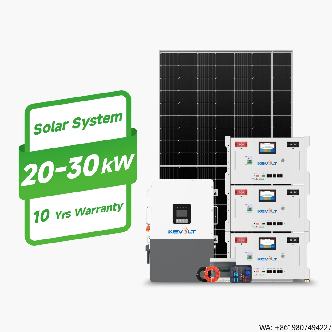 Lithium Battery and Solar Inverter with  Solar Panel Complet Solar System Kit