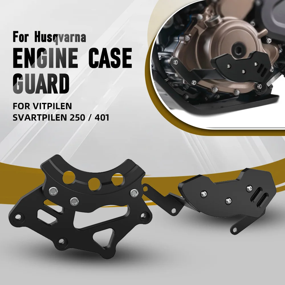 

Крышка статора двигателя, защита двигателя, муфта, подходит для Husqvarna Svartpilen 250/401 2020-2024, Vitpilen 250/401, защита крышки двигателя