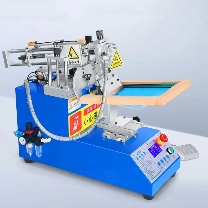 High Precision Screen Printing Machine Semi-automatic Mini Desktop Screen Printing Machine Table Plane Rocker Pneumatic