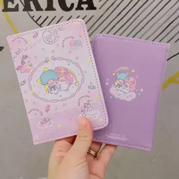 Sanrio roztomilý kreslený držák pasu ochranný kryt kuromi hello kitty cestovní lístek multifunkční úložný sáček na dokumenty 8 nejlepší prodej Kryt demonstrace Sanrio - №2