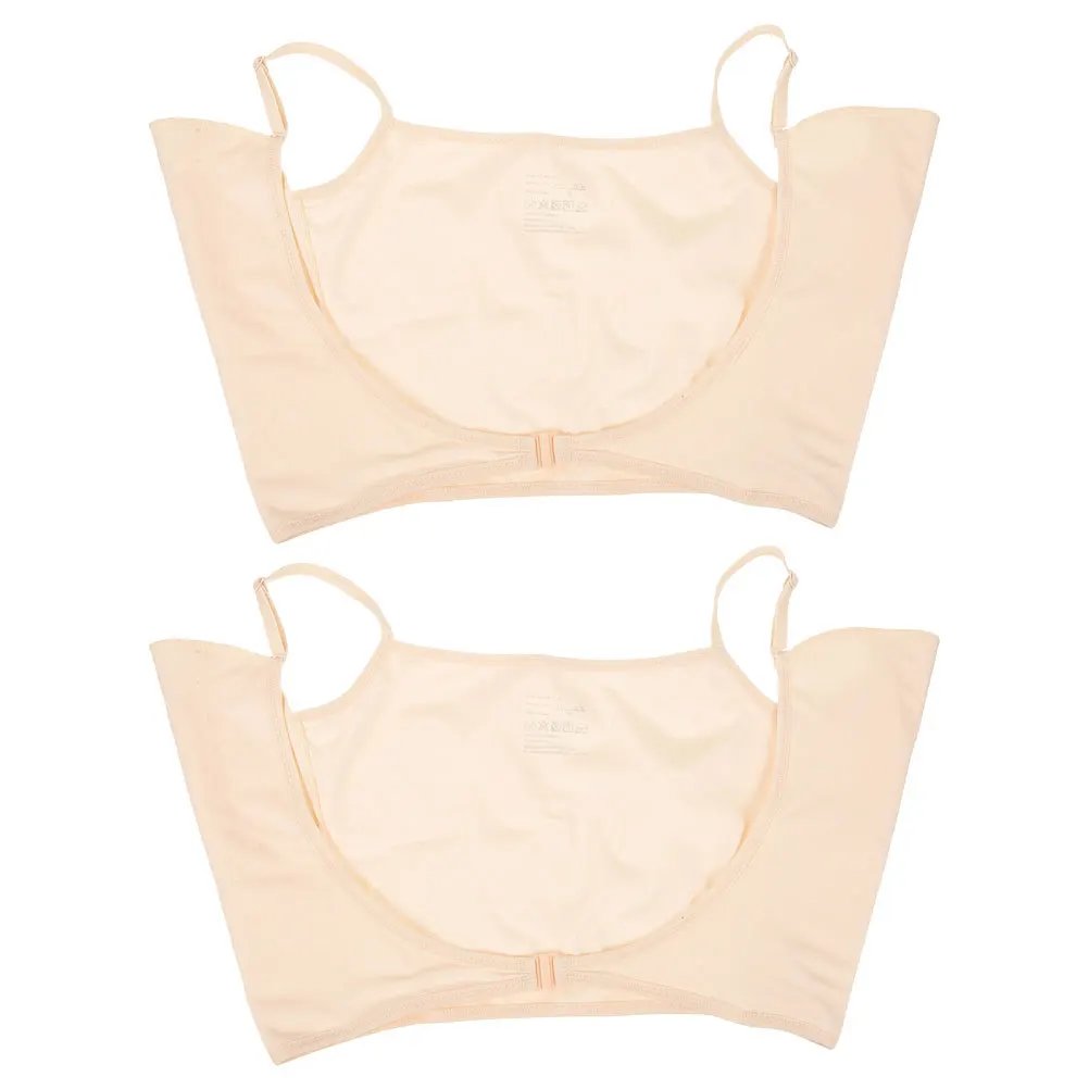 2 stuks lichtgewicht onderarmzweetbeschermer herbruikbaar wasbaar zweetabsorberend vest voor dames ademend ontwerp voor