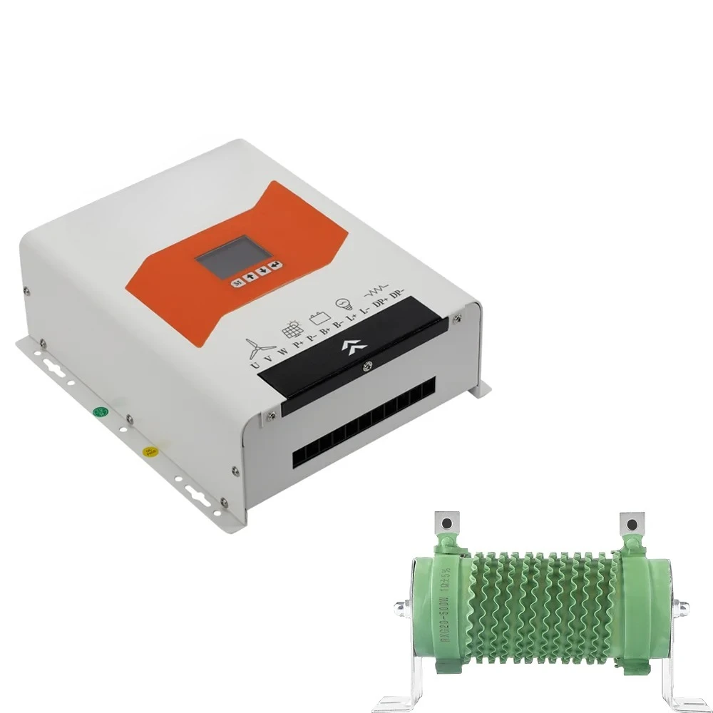 Optional WiFi MPPT Hybrid Charge Controller Wind Solar Panel Charger use Solar Wind 3000W 12/24/48V Auto Solar Wind Controller