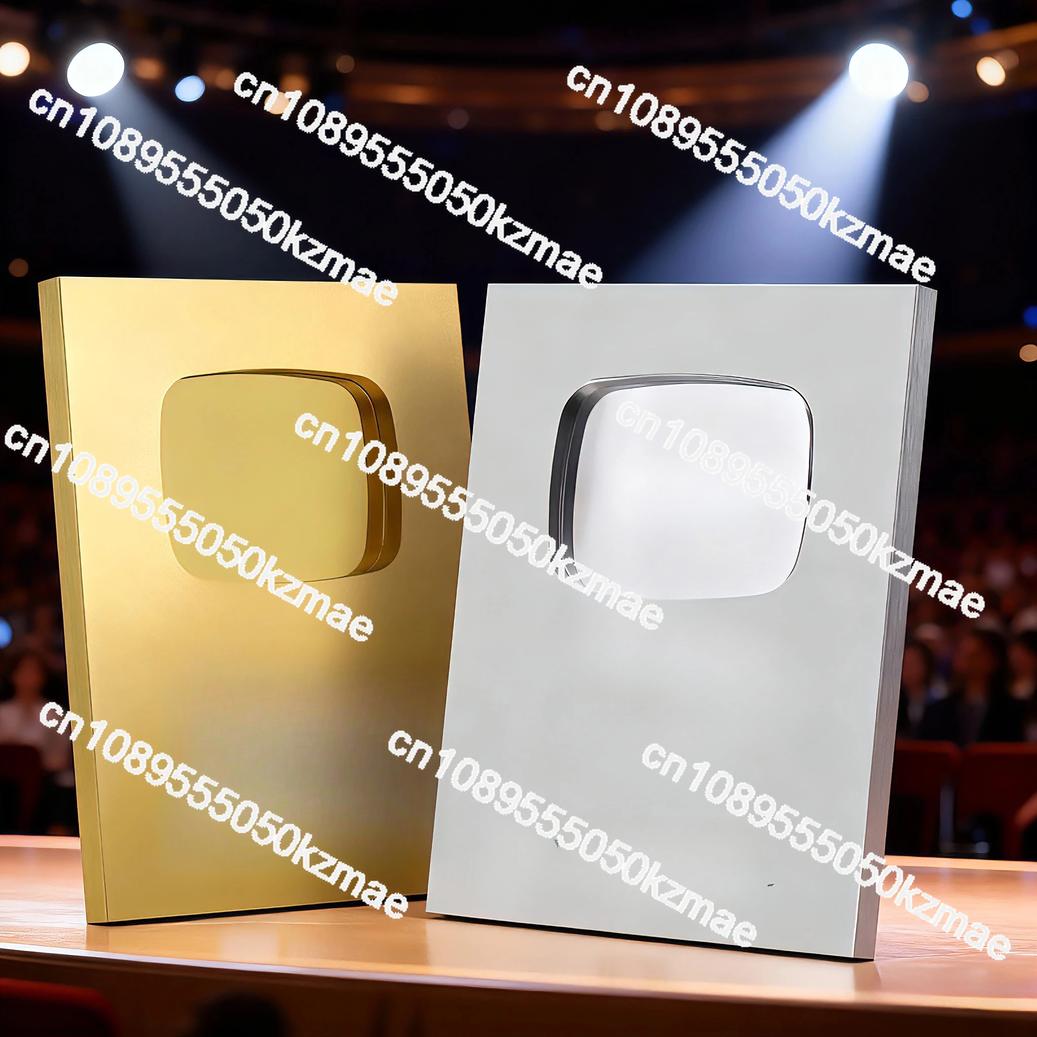 Medalla de placa de autorización de aluminio espacial personalizada, premio de honor de franquicia, premio anual creativo