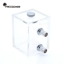 FREEZEMOD GQSX-T2 200ml Volume Tank Full-Transparent PMMA Material Acrylic Tank Computer Water Cooling Tank. GQSX-T2