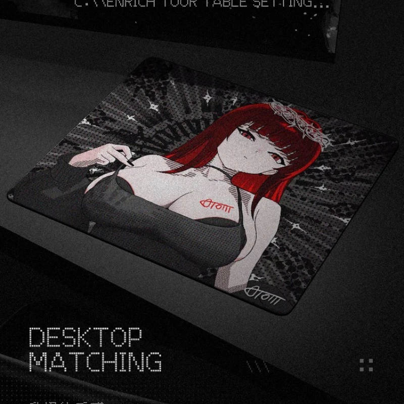 Gaming-Mauspad, maßgeschneidert, 4 mm dickes Polyurethan, FPS, fein, rutschfest, 490 x 420, klein, 450 x 400 mm, 350 x 300 mm, für Gaming-Mauspad