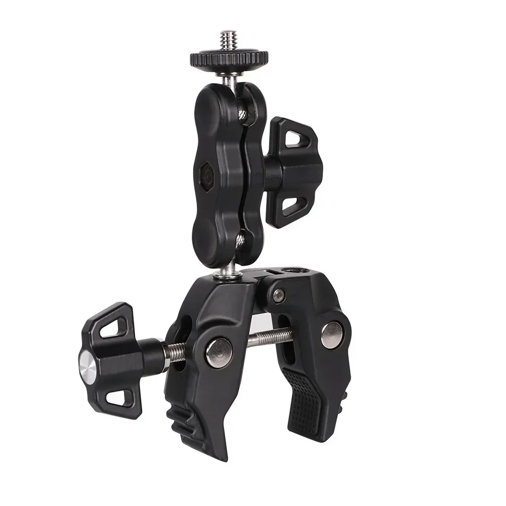 YP Equipped with Crab Claw Clip Universal Display Stand and Ball Head Clip Super Stand.Universal Camera Magic Arm Ball Head